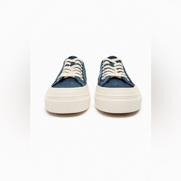 ZARA DENIM CASUAL SNEAKERS - Picture 3 of 5